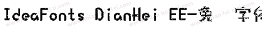 IdeaFonts DianHei EE字体转换